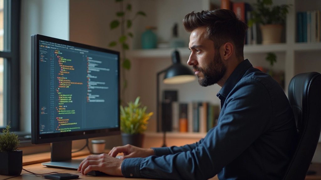 Code editor scherm met JavaScript validatie functies en HTML formulierstructuur